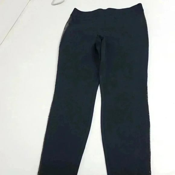 SPANX Ponte Skinny Pants with Sequin Tuxedo Legs Skinny Size M - Picture 3 of 8